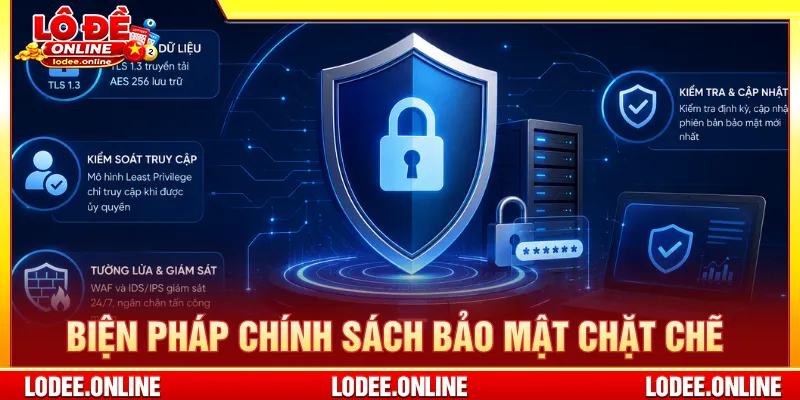 Các biện pháp chính sách bảo mật giúp giữ gìn quyền lợi