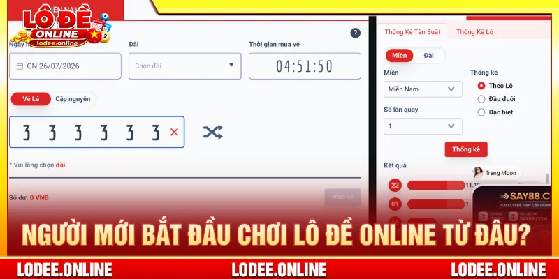 Các bước tham khảo số liệu cho người mới chơi lô đề