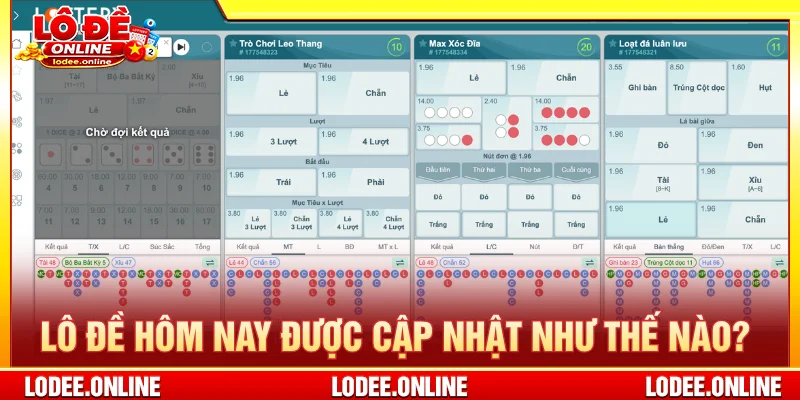 Cách lô đề hôm nay cập nhật thông tin tại website